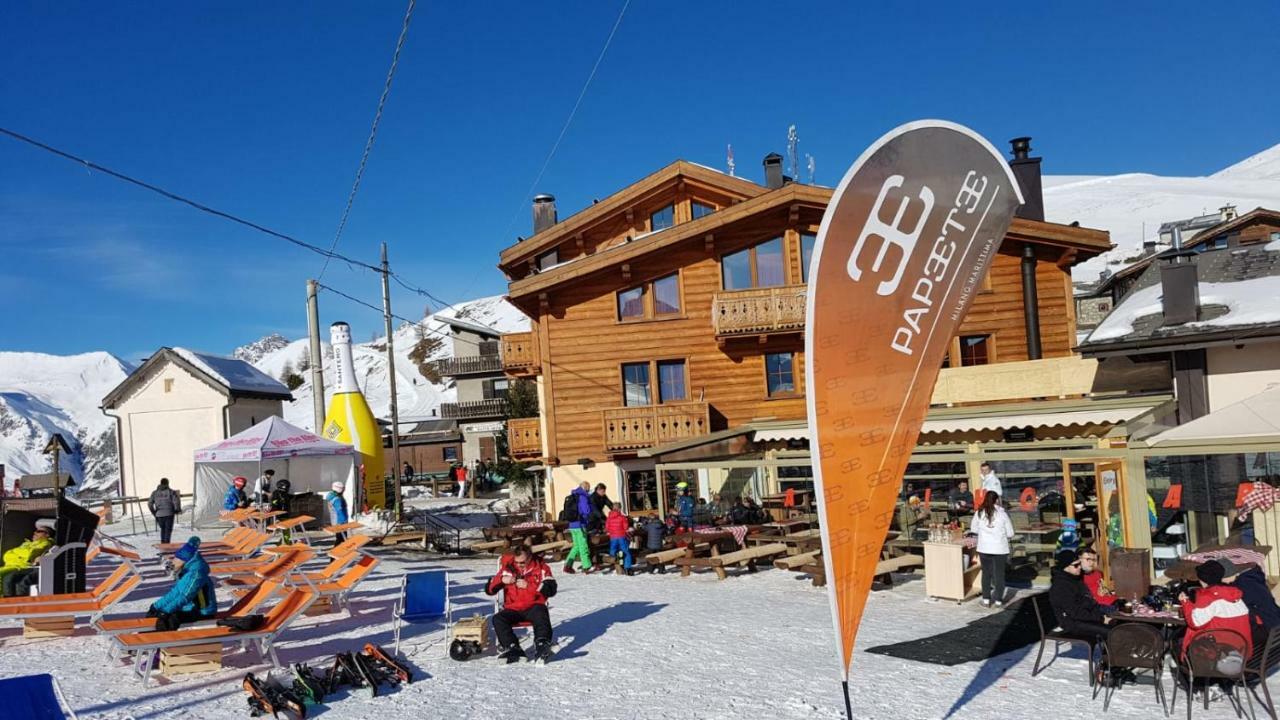 Alpino Lodge Bivio Livigno Exteriör bild