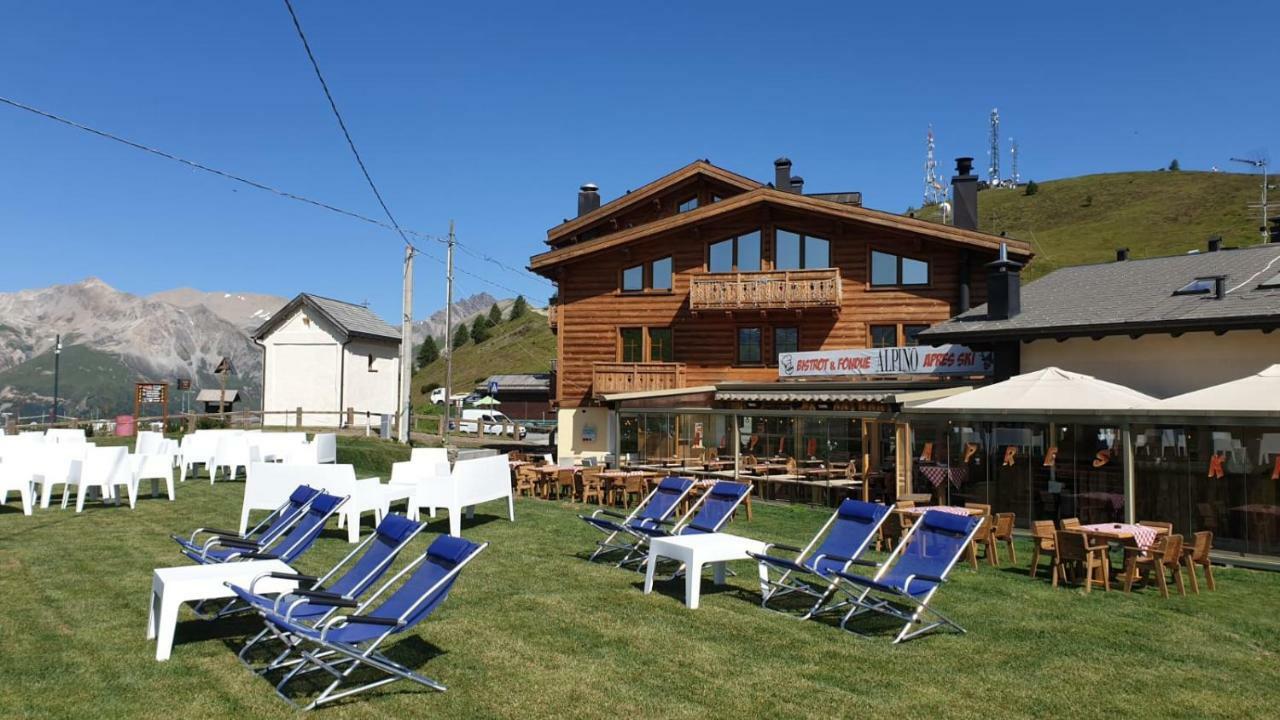 Alpino Lodge Bivio Livigno Exteriör bild