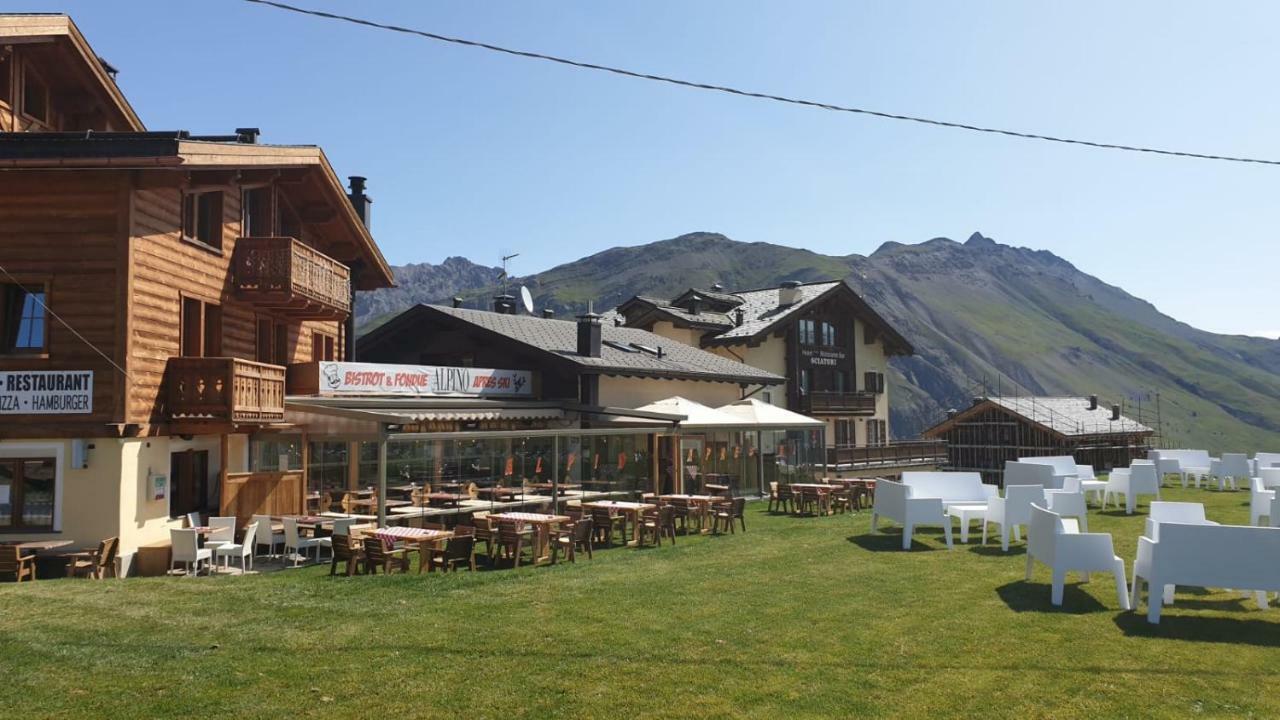 Alpino Lodge Bivio Livigno Exteriör bild