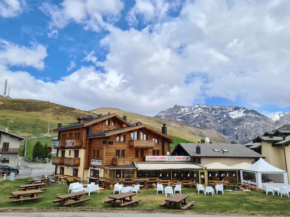 Alpino Lodge Bivio Livigno Exteriör bild
